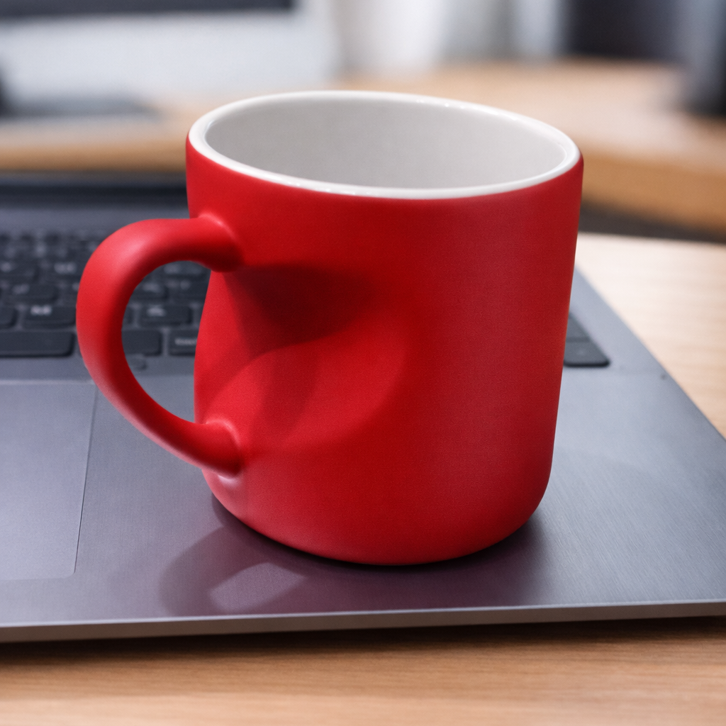 Heart Handel Red Magic Mug